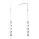SHEGRACE Elegant Fashion 925 Sterling Silver Ear Threads JE314A-1