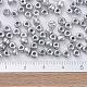 Electroplate Glass Seed Beads SEED-Q005-P-3