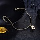 Модные браслеты из латунного шарма BJEW-BB32134-3
