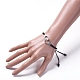 Adjustable Nylon Thread Braided Bead Bracelets BJEW-JB05041-02-4