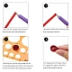 6 colori quilling strisce di carta DIY-J001-5mm-A01-3
