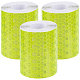 GORGECRAFT 3 Rolls 2'' X 9.8ft Reflective Tape Yellow Waterproof Self-Adhesive High Visibility Outdoor Safety Warning Tape Sticker for Car Truck Motorcycle Boat Camper 3m x 5cm Per Roll DIY-GF0005-71D-1
