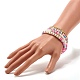 Polymer Clay Heishi Beads Bracelets Set BJEW-JB07242-03-7