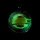 Pendentifs boule de verre lumineuse thème galaxie GLAA-D021-01P-03-4