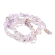 Natürlichen Amethyst Perlen Stränge&nbsp;G-P497-01C-26-3