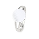 Componentes de anillo de latón&nbsp;KK-C3044-10mm-S-3