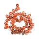 Synthetical Nuggets Crackle Agate Beads Strands G-P032-01-3