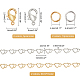 Kits de fabrication de colliers de bricolage chgcraft DIY-CA0001-94-2