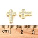 Micro Pave Bijoux de zircone cubique en laiton de placage en râtelier KK-Q790-02G-3