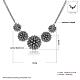 Fashion Women Jewelry Zinc Alloy Glass Rhinestone Flower Bib Statement Necklaces NJEW-BB15211-3