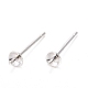 925 Sterling Silber Ohrstecker Zubehör&nbsp;STER-K167-027A-S-6