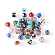 Yilisi 40 pièces 8 couleurs brins de perles de chalumeau de sable d'or faits à la main LAMP-YS0001-01-3