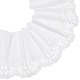 Benecreat cinta de encaje de algodón blanco natural de 3 yarda DIY-BC0006-75B-1