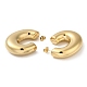 304 Stainless Steel Donut Stud Earrings EJEW-Z026-08G-2