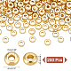 PandaHall Elite 200Pcs Brass Spacer Beads KK-PH0005-76B-2