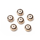 Golden Plated Alloy Beads ENAM-L030-L01-G-2