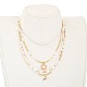 Colliers de perles et ensembles de pendentifs NJEW-JN03076-04-4