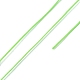 ナイロンチャイナノットコード  ジュエリー作成用ナイロンジュエリーコード  芝生の緑  0.4mm  約28~30m /ロール NWIR-C003-02L-3
