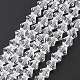 Chapelets de perles en verre bicone d'imitation de cristal autrichien X-GLAA-F029-4x4mm-13-1