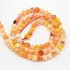 Natural Agate Beads Strands G-G588-4mm-12-2