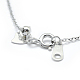 925 подвесные стерлингового серебра ожерелья NJEW-F246-03P-4
