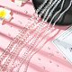 6 нити 3 стилей гальванизированные прозрачные стеклянные бусины нити GLAA-CJ0002-80-5