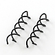 Giro espiral pinzas para el cabello de hierro de tornillo IFIN-R207-09-1