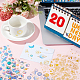 OLYCRAFT 4 Sheets Resin Decorate Films Transparent Cat Image Sheets for Resin Printed Plastic Sheets Resin Filling Material for Silicone Resin or UV Resin Crafting DIY-OC0002-34-5