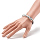 Bracelets de perles de mauvais œil faits à la main BJEW-JB06379-4