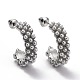 Ring & runde Strass-Ohrstecker EJEW-D277-09P-2