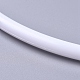 フープマクラメリング  工芸品および羽毛のある織物ネット/ウェブ用  ホワイト  350x8.4mm  内径：約335.6mm X-DIY-WH0157-47I-2