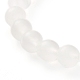 Natural Pink Calcite Round Beads Stretch Bracelet for Women for Her BJEW-JB06927-4