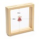 Square Transparent PE Thin Film Suspension Jewelry Display Box CON-D009-01A-01-4