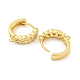 Покрытие стойки латунь микропаве фианит серьги обручи EJEW-C102-21B-G-2