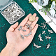 SUNNYCLUE 1 BOX 70Pcs 7 Style Dragonfly Charms Bulk Butterfly Pendants Flying Animal Insect Stainless Steel Charm for DIY jewellery Making Bracelets Necklaces Crafts Supplies TIBE-SC0001-55-3