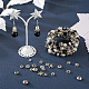 Kissitty 400 pièces 20 styles perles d'espacement en alliage de style tibétain FIND-KS0001-25-8