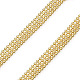 Bracelet de chaînes de bracelet de montre en zircone cubique claire BJEW-N014-006A-01-3