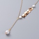 Collane con pendente a perla singola NJEW-JN02710-4