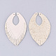 Eco-Friendly Cowhide Leather Big Pendants FIND-S301-22H-2