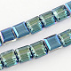 Faceted Electroplate Transparent  Glass Beads Strands EGLA-S087-M-3