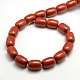 Column Natural Red Jasper Beads Strands G-P062-19-2