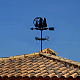 オランウータン鉄風向インジケーター  屋外の庭の風の測定ツールのための風見鶏  ツリー  272x358mm AJEW-WH0265-017-5