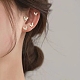 Boucles d'oreilles papillon en zircone cubique transparente EJEW-G351-01G-3
