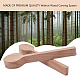 Gorgecraft Walnut Wood Carving Spoon AJEW-GF0001-39B-6
