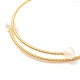 Braccialetto di perle di perle naturali per ragazze donne X-BJEW-JB06853-5