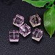 Faceted Cube Imitation Austrian Crystal Bead Strands G-M184-4x4mm-03A-2