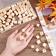 PandaHall 90 pcs Wooden Cube Beads WOOD-PH0009-45-4