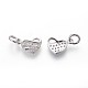 Eco-Friendly Brass Micro Pave Cubic Zirconia Charms ZIRC-J021-16P-RS-2
