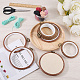 8 шт. 2 вида пластиковых пялец для вышивки крестом DIY-CP0012-37-3