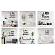 PVC Quotes Wall Sticker DIY-WH0200-082-5